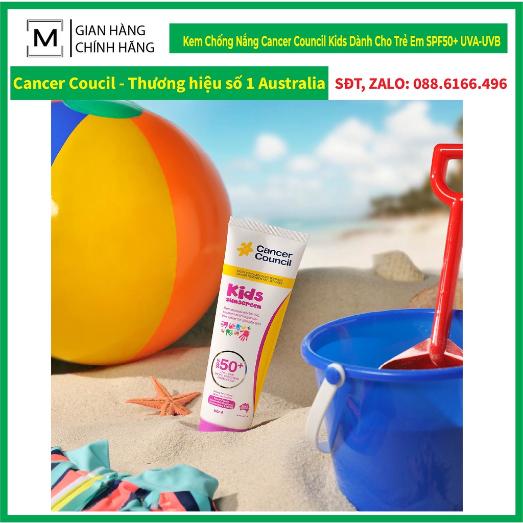 Kem chống nắng trẻ em – Cancer Council Kids SPF 50+/PA++++