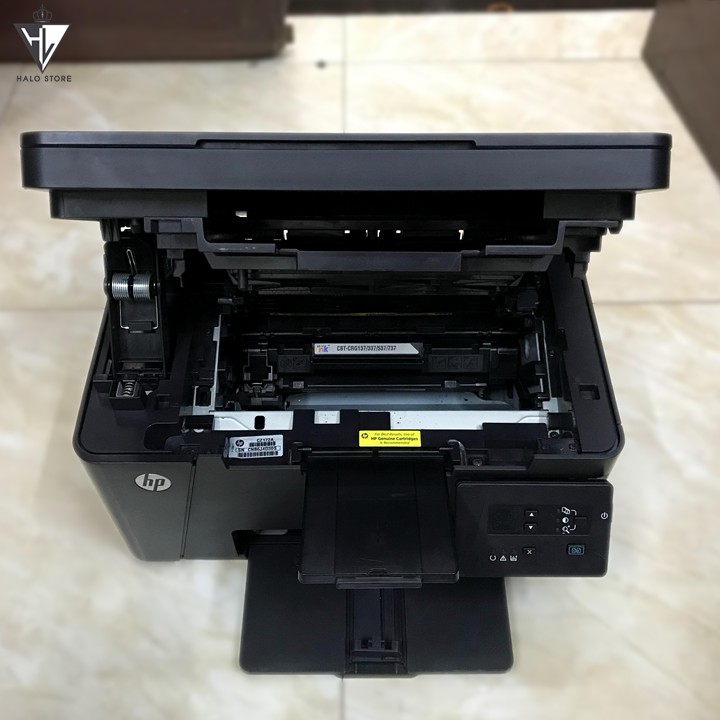 Máy in cũ HP Laserjet M125A in, photo, scan + tặng kèm hộp mực, dây nguồn, dây kết nối máy tính