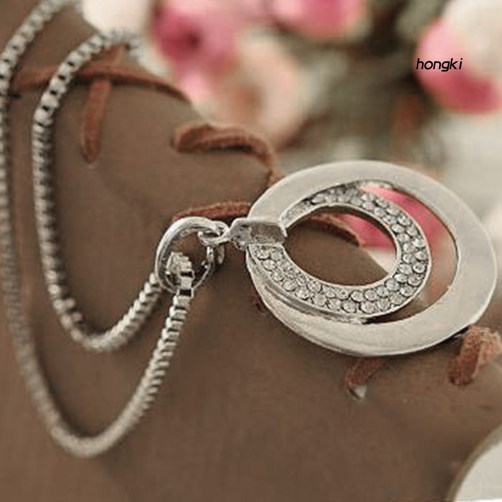 vòng cổ Hợp Kim Dáng Dài Đính Đá Nhân Tạo Thời Trang