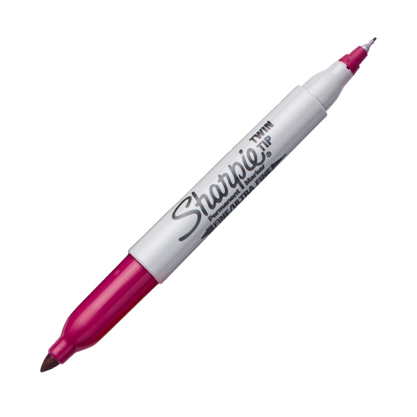 Bút Lông Dầu SHARPIE TWIN TIP 1783340 - Magenta - Flexoffice