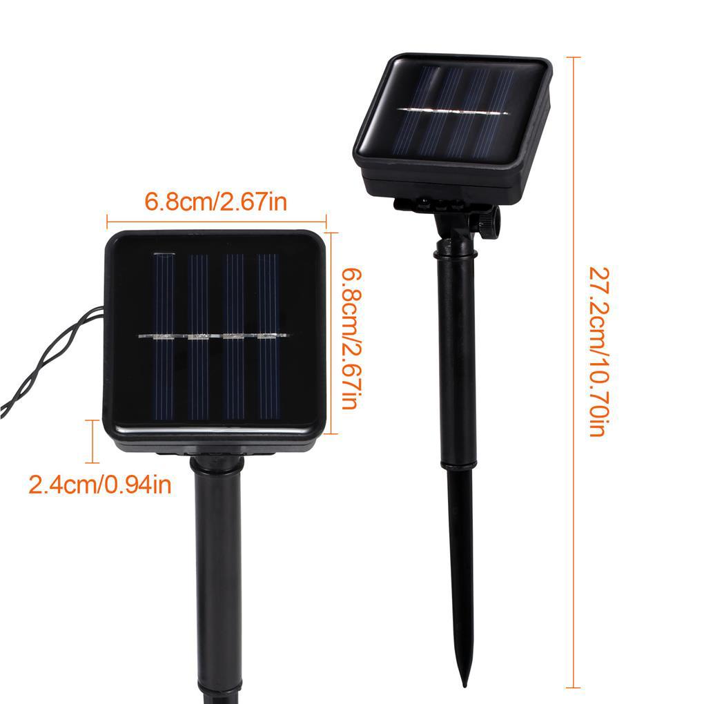 Dây Đèn Led Gắn Dù Chống Thấm Nước Sử Dụng Năng Lượng Mặt Trời