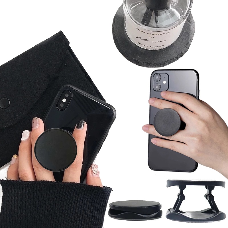 Vòng Nhẫn Xỏ Ngón Kiêm Giá Đỡ Điện Thoại Có Thể Gấp Gọn Tiện Dụng