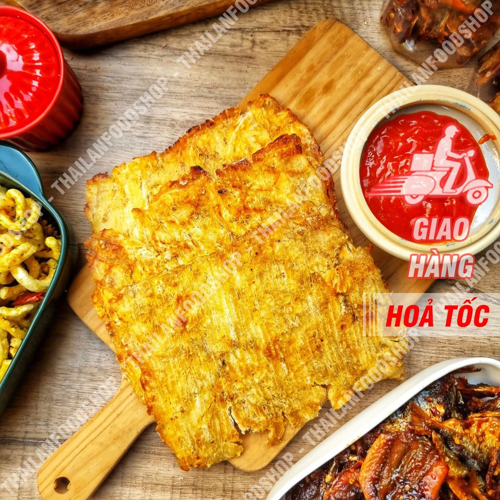 Khô Cá Thiều Tiêu Sọ Dạng Miếng Lon 300Gram