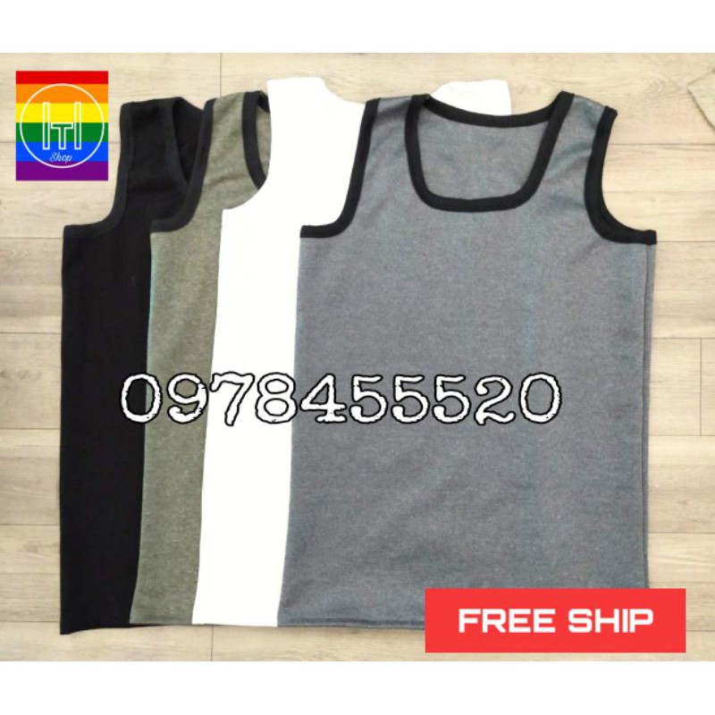 ❤Áo nịt ba lỗ dài Tomboy sb trans trong bó ngoài rộng🥰