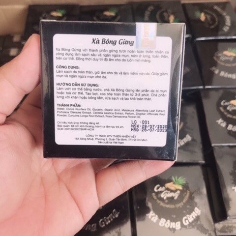 Xà Bông Cục Lá Gừng Thiên Nhiên Việt | BigBuy360 - bigbuy360.vn