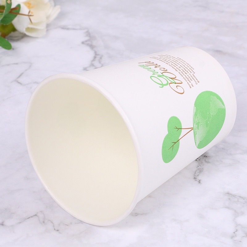Sét 50 cốc giấy dùng 1 lần loại 250ml tiện lợi an toàn thân thiện mới môi trường