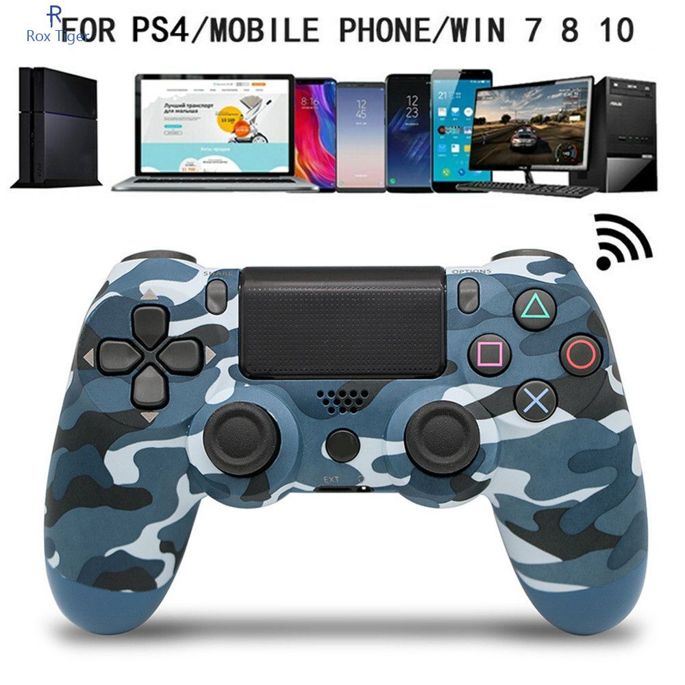 Tay Cầm Chơi Game Bluetooth Không Dây Cho Ps4 Playstation 4 Rt