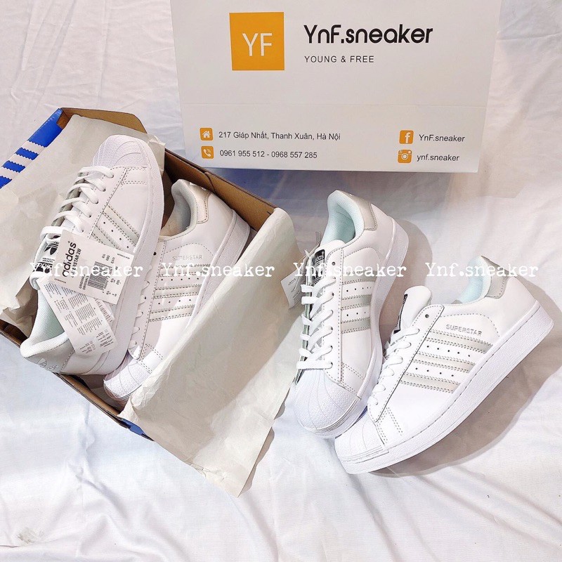 [FULL BOX] Giày thể thao sneaker nam nữ trắng siêu êm chân