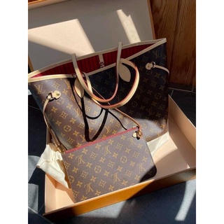 Neverfull sp da thật, da mềm và ngả màu như bản aut theo thời gian 👍sz mm : 32 cm 👍