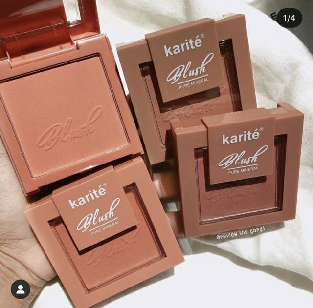 ( FREESHIP ĐƠN 50K ) PHẤN MÁ HỒNG ĐƠN TONE CAM KARITÉ HÃNG KISSBEAUTY | BigBuy360 - bigbuy360.vn