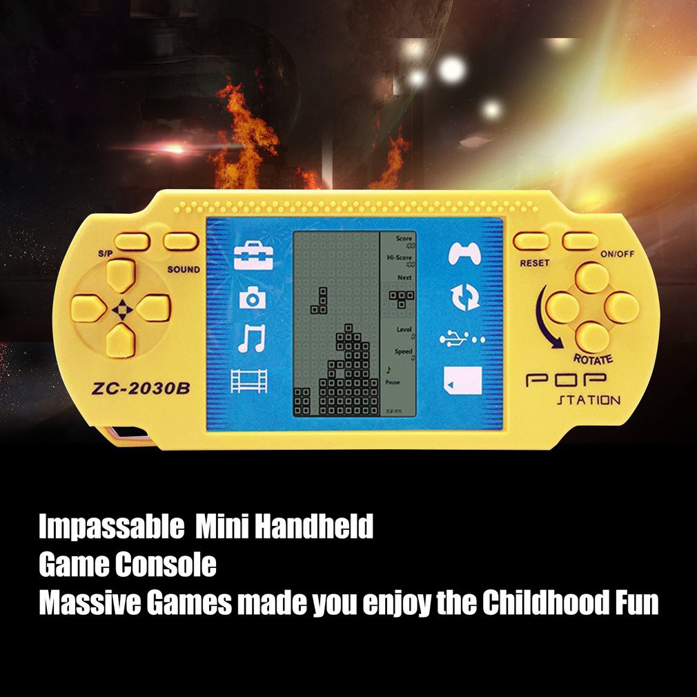 Máy Chơi Game Xếp Gạch Cầm Tay Màn Hình LCD Dành Cho Bé - Hàng nhập khẩu