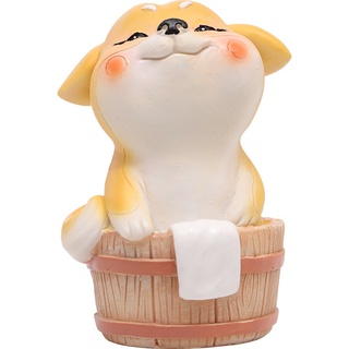 Cá Chép - Tượng Chó Shiba Trang Trí Dễ Thương