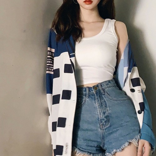 Áo croptop nữ chất cotton - Áo ba lỗ cộc tay dáng ôm mềm mịn | BigBuy360 - bigbuy360.vn