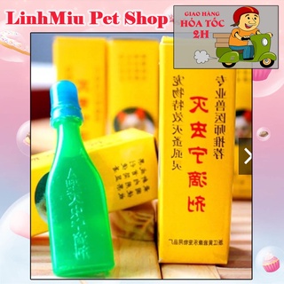 NHỎ GÁY TRỊ VE RẬN CHO CHÓ MÈO, THÚ CƯNG TRUNG QUỐC