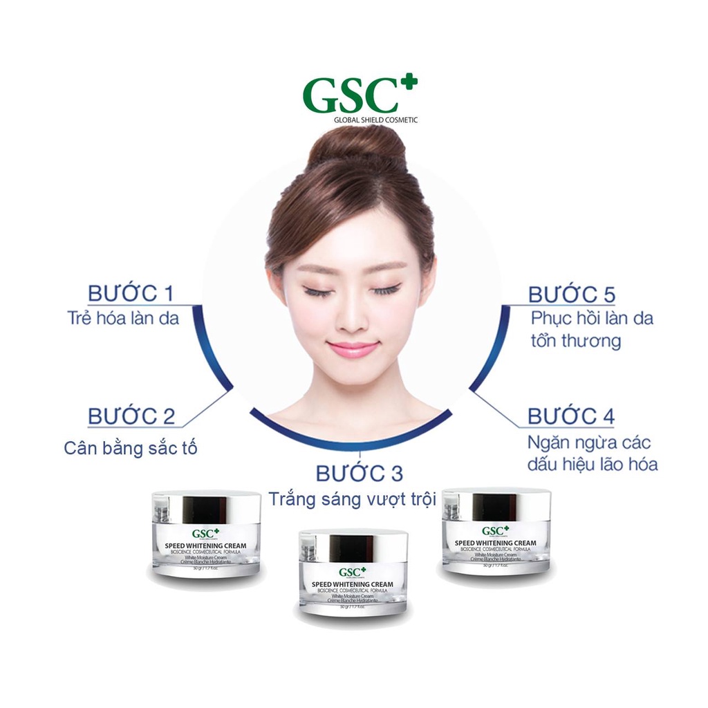 [HN] Kem Dưỡng Trắng GSC Speed Whitening cream 50g