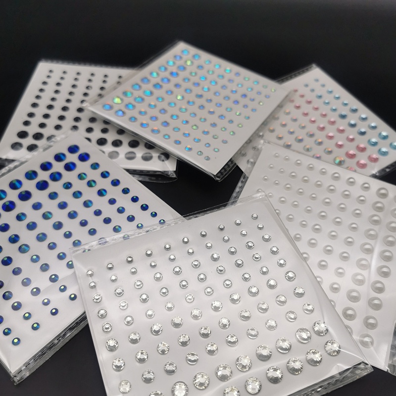 Kim Cương Giả 3D Dán Mặt / Cơ Thể Trang Điểm Làm Đẹp DIY