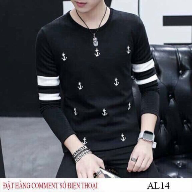 Áo thun nam tay dài cao cấp | BigBuy360 - bigbuy360.vn