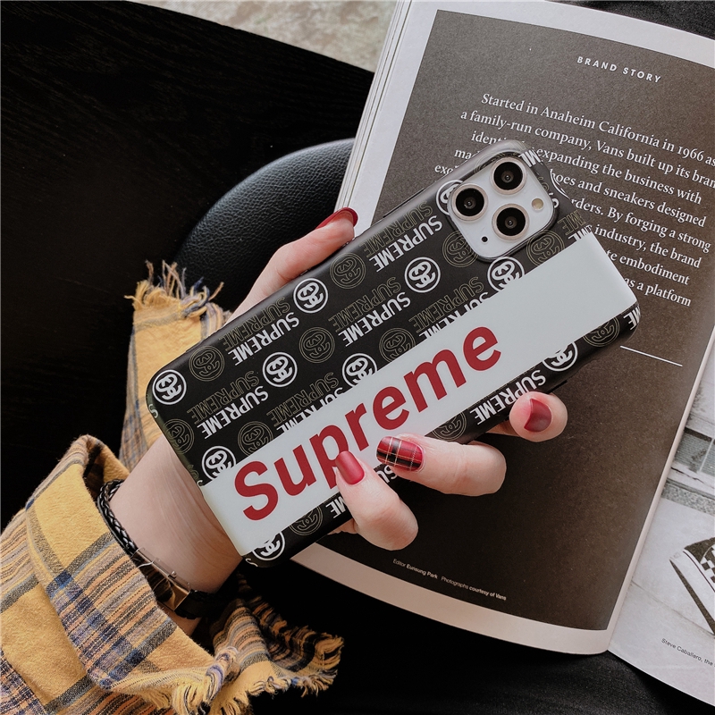 Ốp điện thoại mềm/ cứng họa tiết SUPREME STUSSY cho iPhone 6 6s 6plus 7 8plus X XS XR XSMAX 11 11Pro 11ProMax