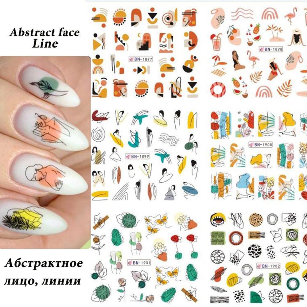 Miếng Dán Trang Trí Móng Tay Họa Tiết Động Vật Độc Đáo