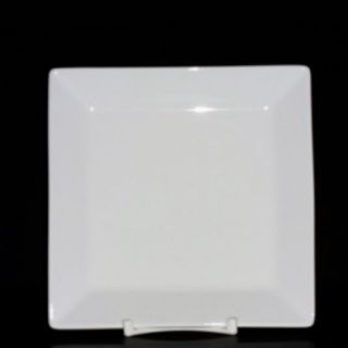 Dĩa vuông 22cm sứ trắng Minh Long.