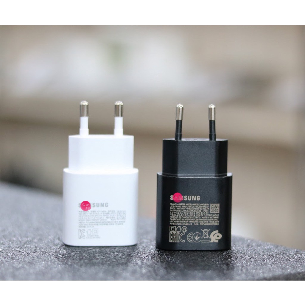 Bộ Sạc Nhanh 25W Chính Hãng SamSung Cho Galaxy Nốt 10, S10,S20.. 6789