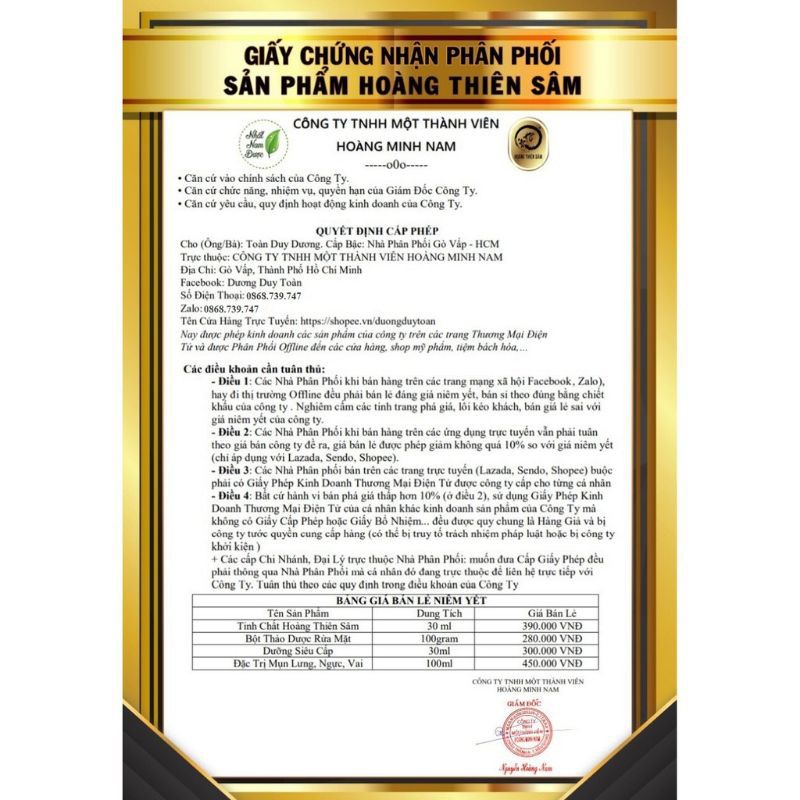 [HỎA TỐC 2H] Hoàng Thiên Sâm Phiên Bản Mạnh Dành Cho Da Chai Lì | BigBuy360 - bigbuy360.vn