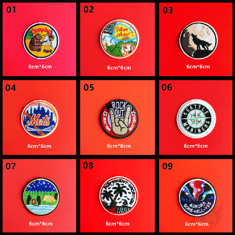 1 Miếng Dán Ủi Quần Áo Hình Rock N 'Roll - Enjoy Your Time 6cm