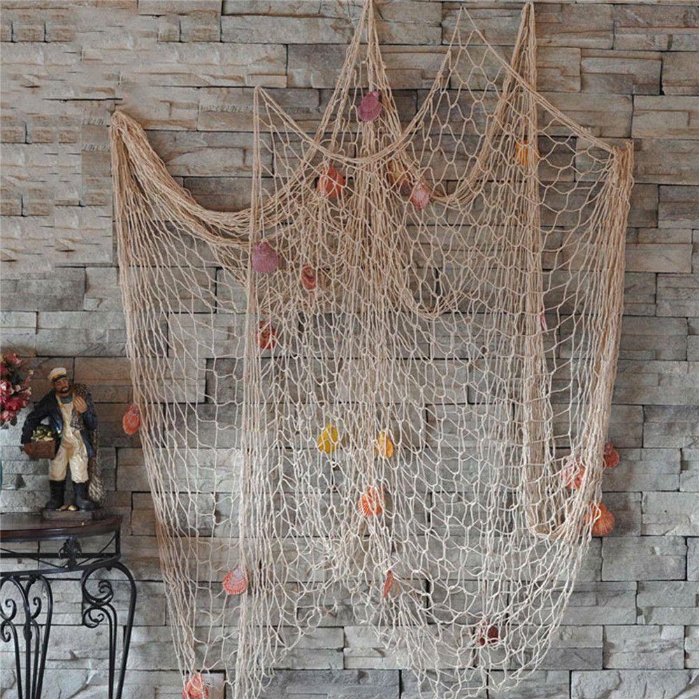 Lưới Đánh Cá Treo Trang Trí Sân Vườn DIY 1 #