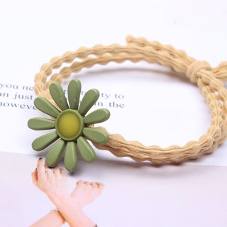 Combo 5 Dây thun cột tóc nữ hoa cúc Hàn quốc