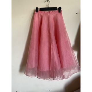 Chân váy voan lưới 2hand