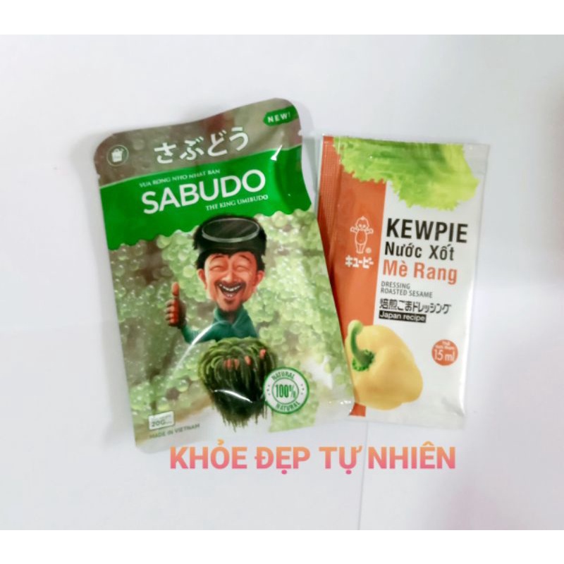 RONG NHO SABUDO (1 gói 20g tặng kèm 1 gói sốt mè rang) date mới