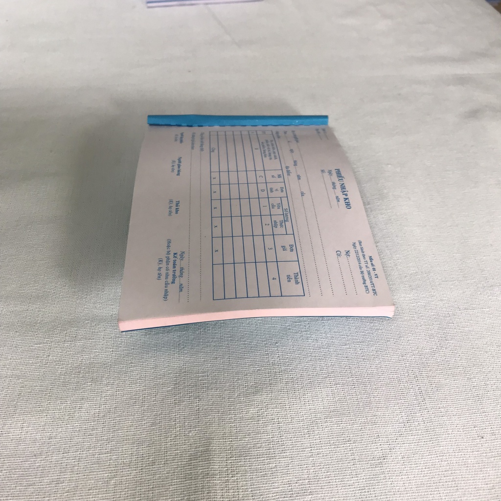 PHIẾU NHẬP KHO 2 LIÊN 13X19 25 BỘ