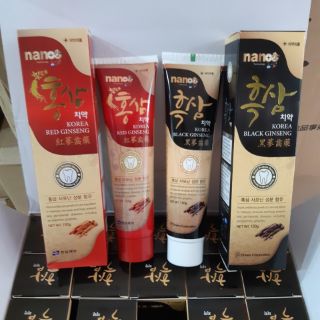 Kem đánh răng hắc sâm nano