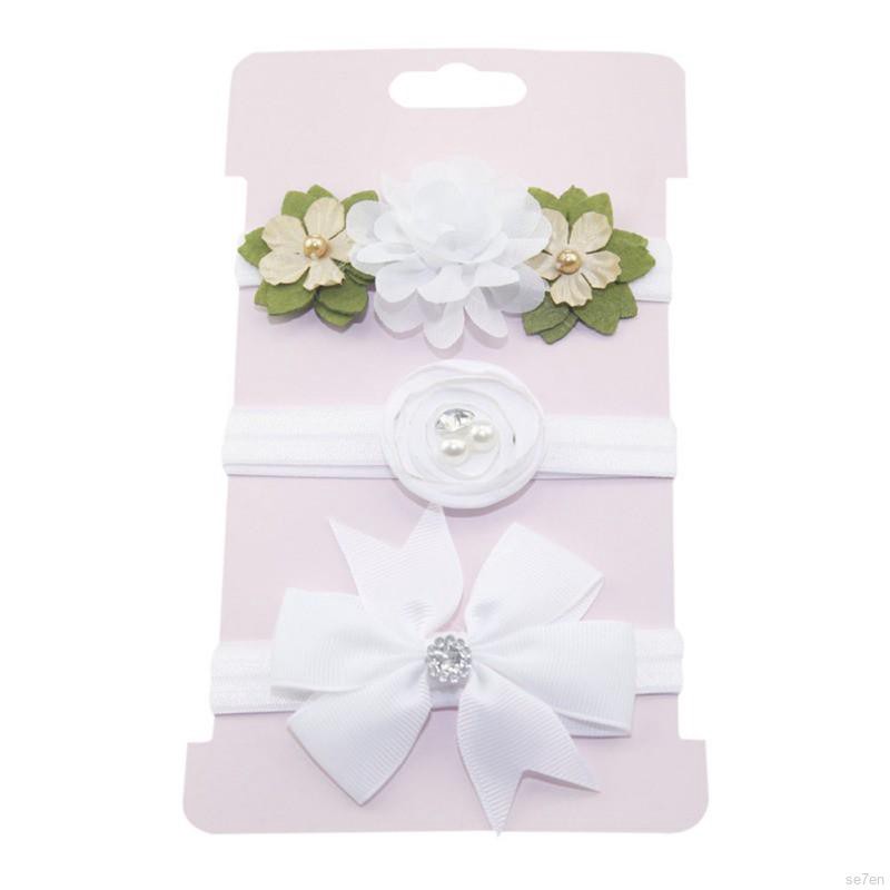 Set 3 dây nơ cột tóc xinh xắn cho bé