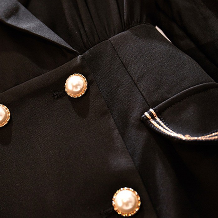 🌸Hàng Order🌸 Váy Bigsize Cổ Vest Chân Váy Phối Cúc Ngọc 2 Hàng Độc Lạ Sành Điệu 🌸Hàng Quảng Châu | BigBuy360 - bigbuy360.vn