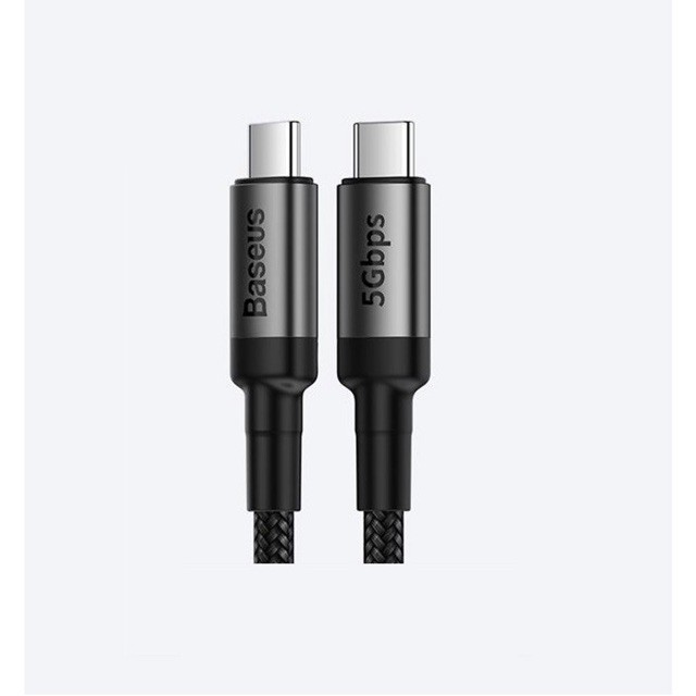 Cáp sạc Baseus siêu nhanh Type-C to Type-C Cafule KLF Series PD3.1 Gen2 (QC/PD, 60W, 20V/ 5A, 5Gbps)