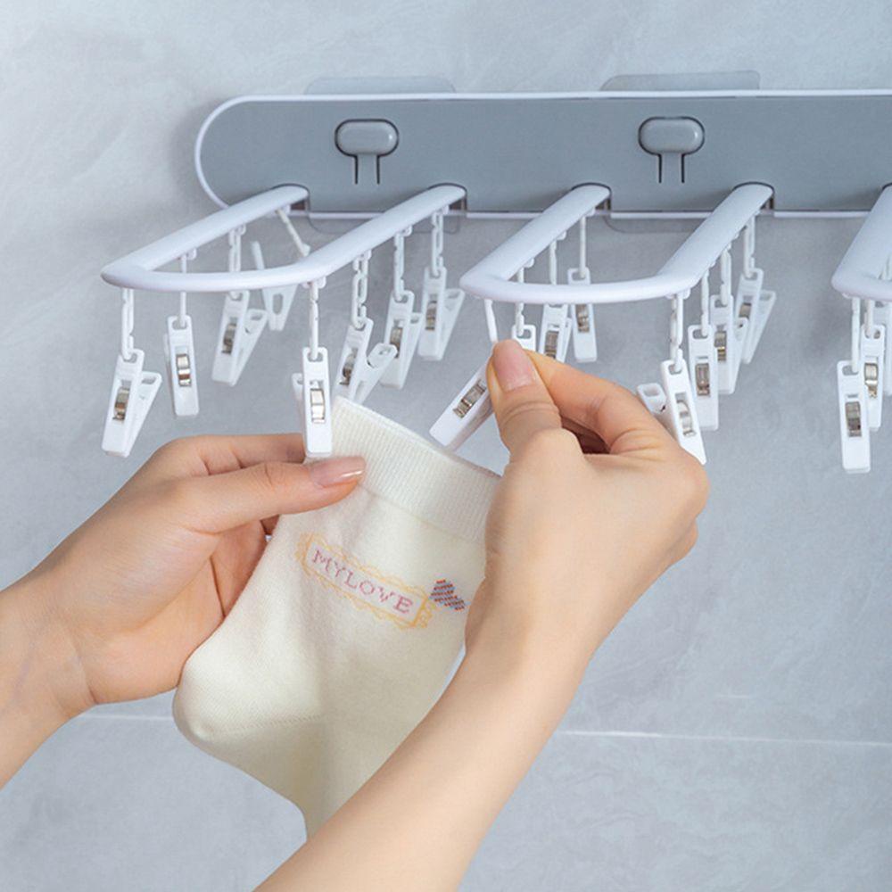 IVORY 1 Móc Treo Quần Áo Gắn Tường Đa Năng Tiết Kiệm Không Gian