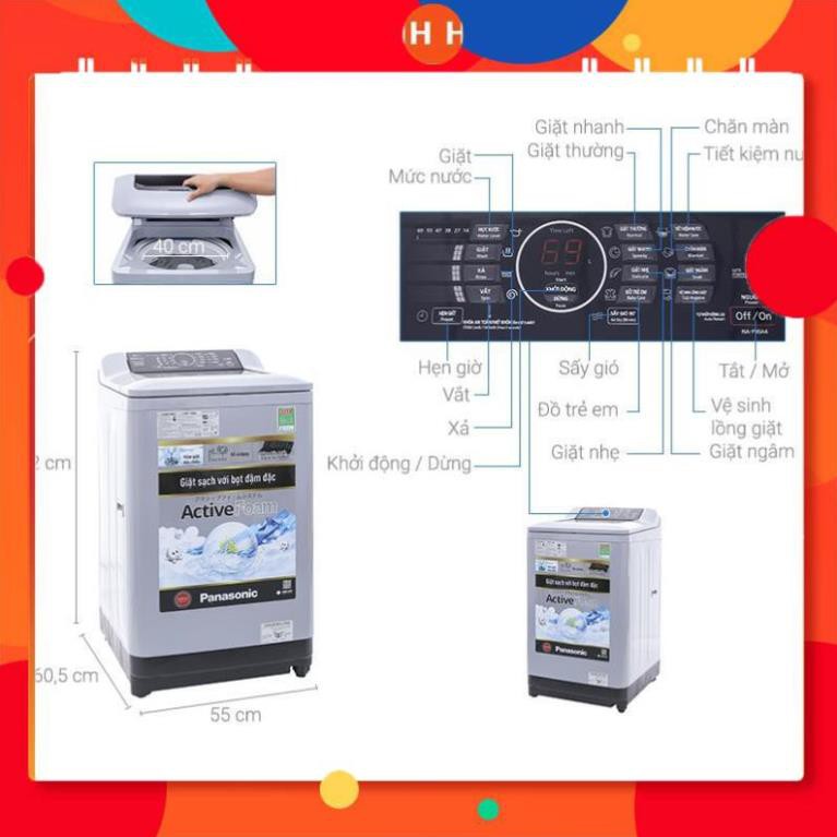 [ VẬN CHUYỂN MIỄN PHÍ NỘI THÀNH HÀ NỘI ] Máy giặt Panasonic 9 kg NA-F90A4GRV 24h