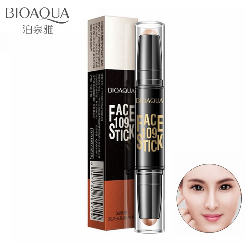[Hàng mới về] Thỏi kem bắt sáng và tạo khối hai đầu trang điểm gương mặt hiệu BIOAQUA | BigBuy360 - bigbuy360.vn
