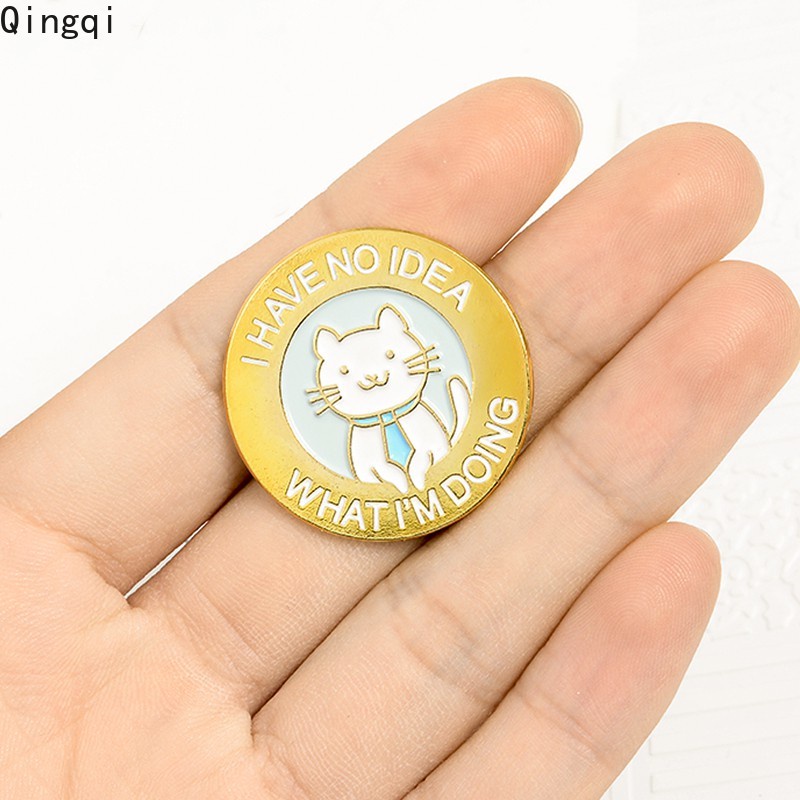 Ghim cài áo MISS ZOE họa tiết mèo hoạt hình ngộ nghĩnh đáng yêu