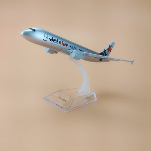 Mô hình Máy Bay Boeing JETSTAR - VIETJET A320 - BAMBOO VN Tỷ lệ 1:400