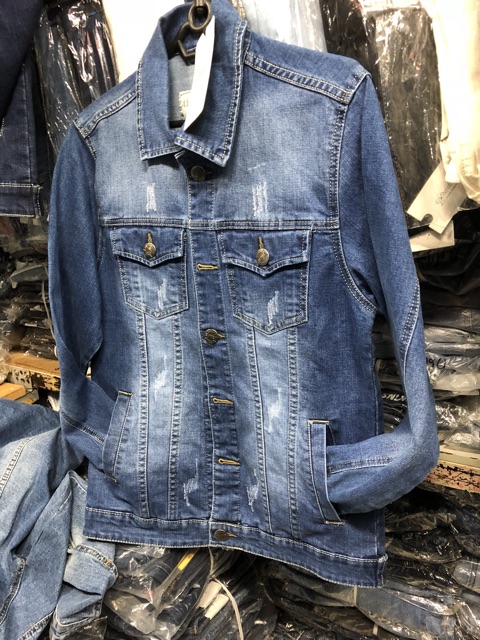 ÁO KHOÁC JEAN NAM COTONG SƯỚC 48-78kg