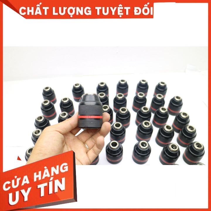 Đầu Măng Ranh-Đầu Kẹp Mũi Khoan 13mm Autolock 2-13mm Hàng Cao Cấp Viền Đỏ