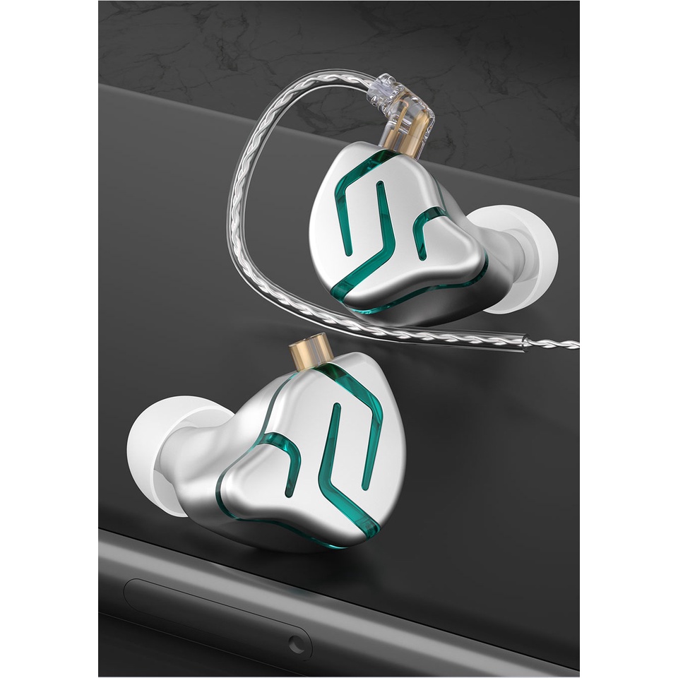 Tai Nghe Kz ZES Tĩnh Điện + Ổ Đĩa Âm Thanh Hifi Có Micro