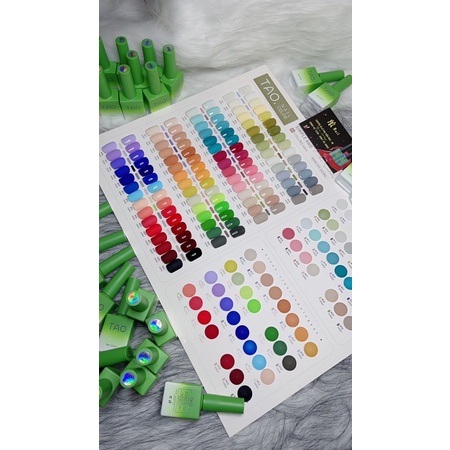Sét sơn gel T.A.O 60 màu ,sơn móng tay , sơn hàn quốc tặng base top kèm bảng màu