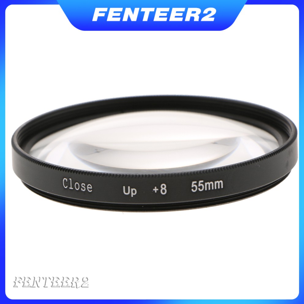 [Fenteer2  3c ] Close Up Macro +8 Filter for Nikon Canon Sony DSLR Cameras Optical Lens