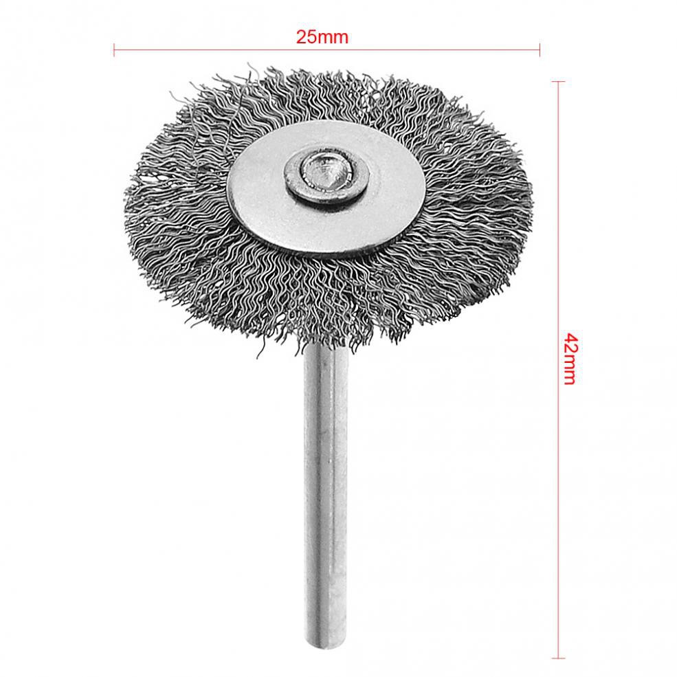 Mini Polishing Steel Wire Brush with Handle and 25T Type