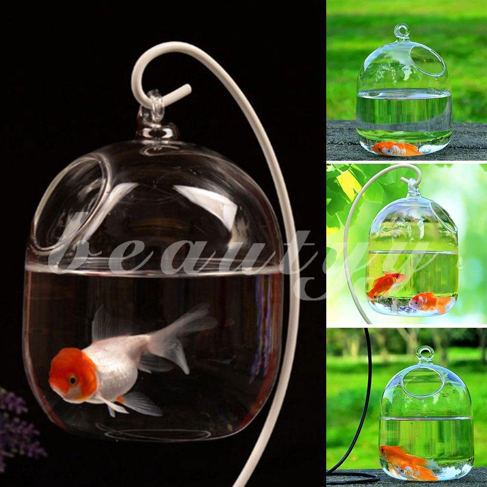 Bình hoa trong suốt handmade trang trí bể cá
