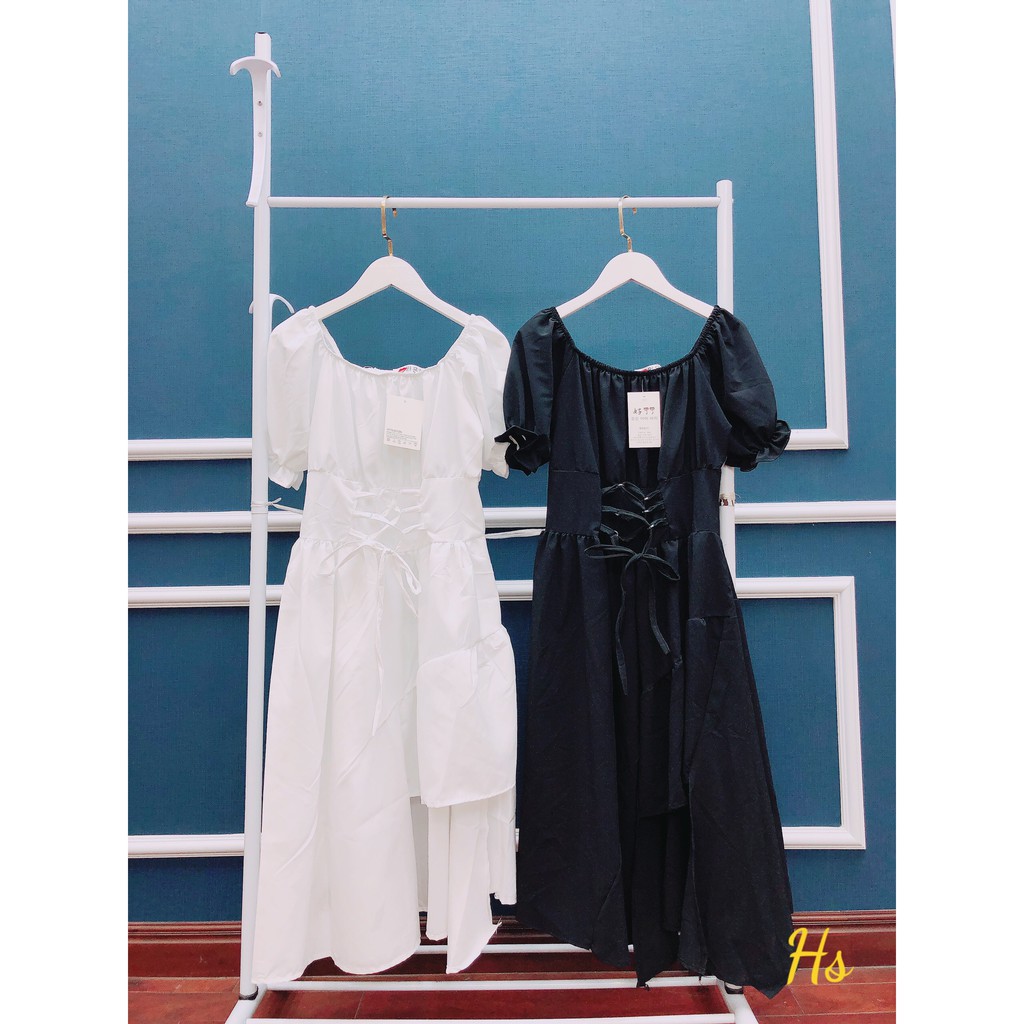 Váy Đan Dây Lệch Tầng Xẻ Tà Chất Thô Xưởng | BigBuy360 - bigbuy360.vn