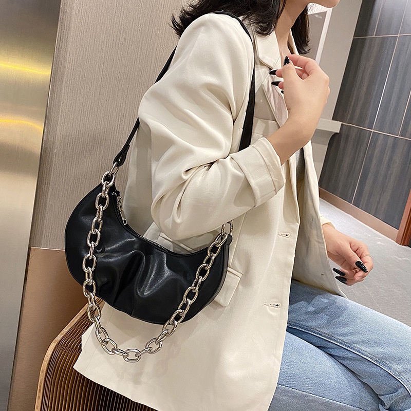 Túi xách kẹp nách nữ đi chơi da Pu cao cấp đeo chéo nl.Store M02